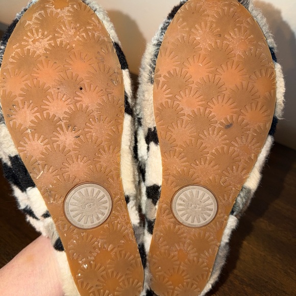 UGG FLUFF YEAH SLIDE CALI COLLAGE WOMEN SANDAL BLACK /GREY US 8 /UK 6 /EU 39 - Picture 9 of 9